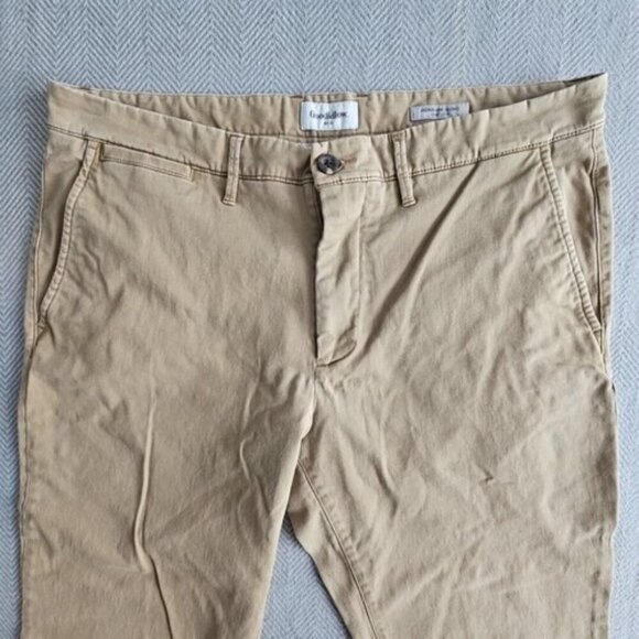 Goodfellow Chino Men's Size 38x32 Hennepin Straight Leg Stretch Khaki Chinos Tan - Picture 10 of 16